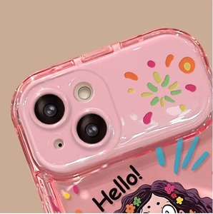 个性女孩翻转相机镜窗设计TPU手机外壳适用于Iphone 6 7 8 Plus X Xr XS 11 12 13 14 15 16 Pro Max - Product Image 3