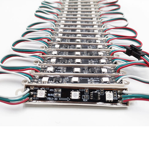 Черный 7515 светодиод Dmx по модулю 16703 Ic 3 провода 1 Вт 5050 3 чип 12 В Rgb светодиодный модуль полный цвет