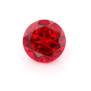 Starsgemラボで成長したルビー6.5mm丸型ピジョンズブラッドレッドルビー - Product Image 1