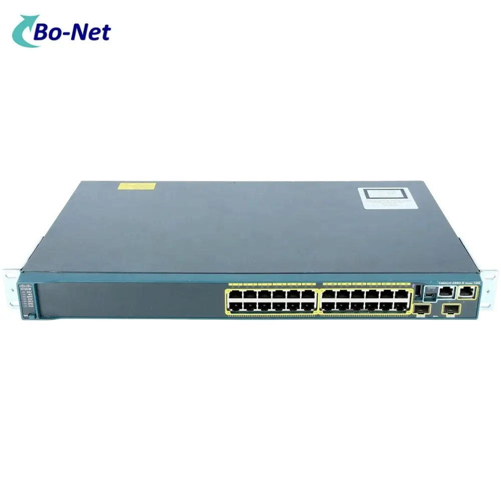 Commutatore originale usato di Gigabit Ethernet del porto di serie 2960S 24 WS-C2960S-24TD-L