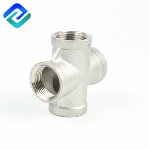 中国工厂价格精密铸造不锈钢四通螺纹连接 - Product Image 5