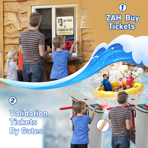 Event-Tickets mit QR-Code für die Zugangs kontrolle von Drehkreuzen - Product Image 3