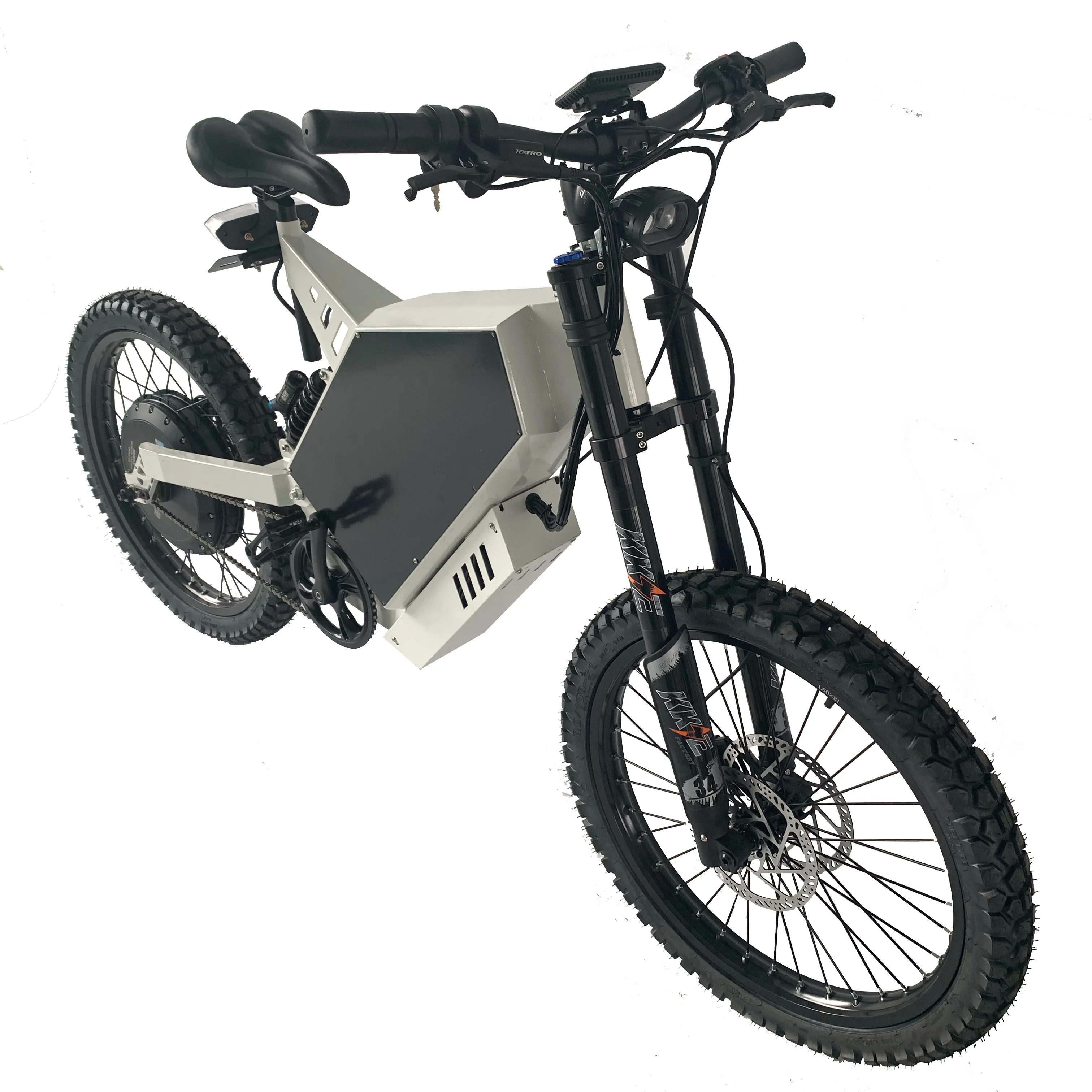 Foxsur ron — vélo électrique moto ss30, 5000W, 8000W/12000W, cadre en aluminium, tout-terrain