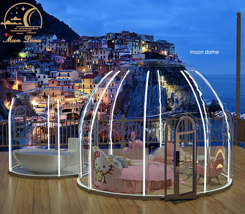 Luxus Mobile Winzigen Hause Haus Villa Vorgefertigte Kuppel Zelte