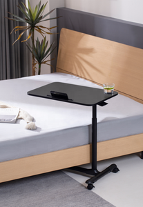 Factory Cheap Price Height Adjustable Mobile <strong>Rolling</strong> Sit to <strong>Computer</strong> <strong>Table</strong> Stand Bedside Desk With Wheels for Hospital Bed <strong>Table</strong> - Product Image 5