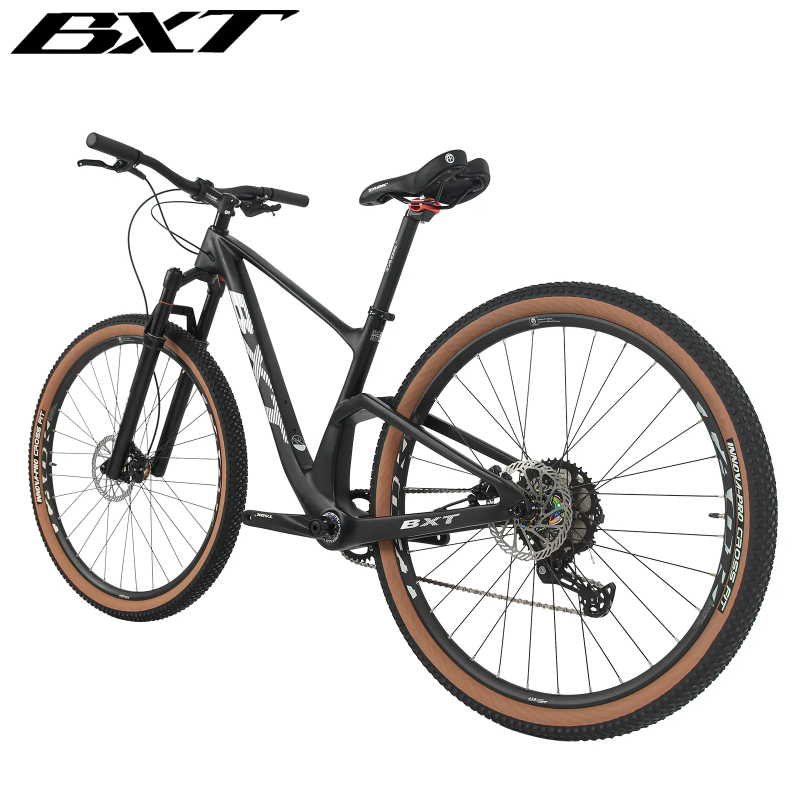 BXT-Bicicleta de Montaña de carbono, 29er, 1x11 velocidades, M5100, 29 pulgadas, eje pasante, freno de disco, suspensión, horquilla completa, 29