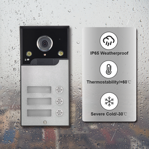Tuya WiFi 7 Inch 1080P HD Video Interphone <strong>System</strong> Waterproof 3 <strong>Button</strong> Doorbell Camera Wired Video <strong>Intercom</strong> for Apartments. - Product Image 4