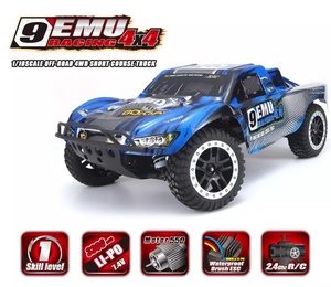 REMO hobi 1021 RC 4x4 kamyon 1/10 ölçekli elektrikli 4WD 2.4Ghz RC Off-Road 30-40 km/saat yüksek hızlı fırçalanmış uzaktan kumanda araba - Product Image 2