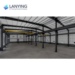 Chi phí thấp kim loại tòa nhà công nghiệp nhà xưởng & nhà máy sắt đỏ thép xây dựng nhà tiền chế với văn phòng - Product Image 4