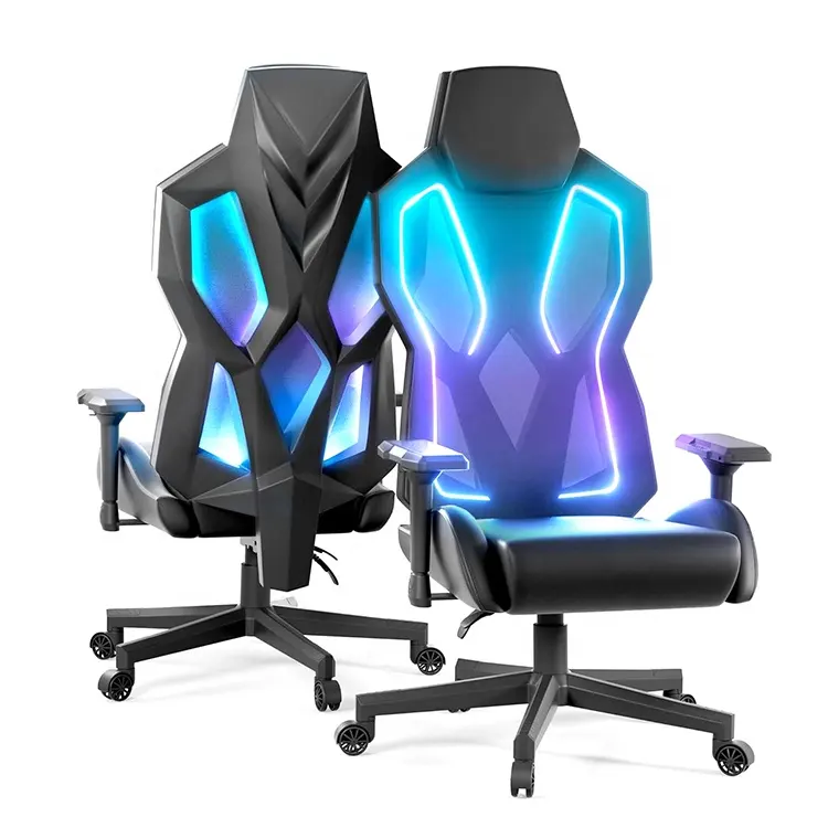 Fabrika doğrudan satış Sillas ofis koltuğu Rgb siyah kırmızı 3D Arms ayarlanabilir geri uzanmış ergonomik örgü bilgisayar sandalyesi yetişkin için