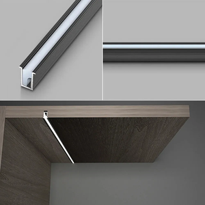 Customized Size Length Silver Black Recessed <strong>Led</strong> Aluminum Profile for <strong>Led</strong> Strips Light 5mm 8mm12mm <strong>LED</strong> Profile Aluminium Channel - Product Image 5