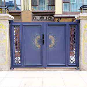 Hiện đại khu dân cư bên ngoài thiết kế cửa kim loại tự động điện cửa trượt đường lái xe điều khiển từ xa vườn cổng - Product Image 2