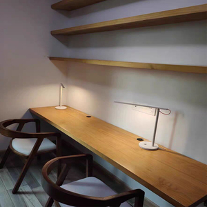 Solid Wood <strong>Desk</strong> Bookshelf Integrated Table Suspended One-line Board Study Table Wall-mounted Wall Suspended <strong>Computer</strong> <strong>Desk</strong> - Product Image 3