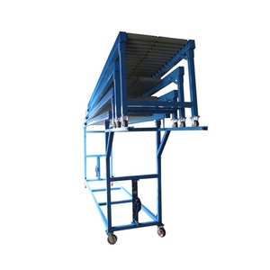 Heavy Flexible Retractable <span class=keywords><strong>Gravity</strong></span> <span class=keywords><strong>Container</strong></span> Unload <span class=keywords><strong>Conveyor</strong></span>
