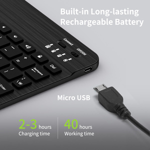 Teclado multidispositivo para Windows macOS iPadOS Android Bluetooth Compact Compatible con PC Tablet - Product Image 4