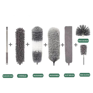 Cổ điển nhà lông Khăn lau bụi để làm sạch kính thiên văn sợi nhỏ Collector phòng tắm bàn chải khăn lau bụi làm sạch Khăn lau bụi và bàn chải - Product Image 6