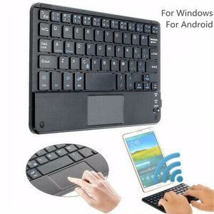 7 Inches Portable Wireless -compatible Lightweight <strong>Keyboard</strong> With Touchpad Cellphone Tablet Laptop <strong>Keyboard</strong> - Product Image 2