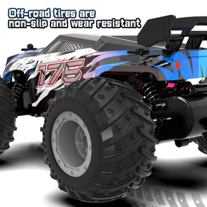 High Speed Remote Control Racing Car with Lights 1 18 Scale Big Wheel 2.4GHz Remote Control <strong>Monster</strong> Electric off Road Vehicles - Product Image 5