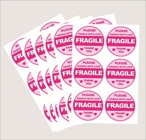 Fragile Stickers Roll Packing Labels Handle With Care This Side <strong>up</strong> Strong <strong>Adhesive</strong> for Box Shipping and Moving - Product Image 4