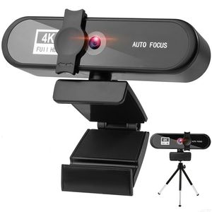 Webcam 4K Full HD Cámara Web con micrófono USB Plug Web Cam para PC Computadora Mac Laptop YouTube Skype Video Web Cam 4K - Product Image 2