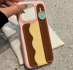 เคสโทรศัพท์สีผสมน่ารักป้องกันการกระแทกเคสสายคล้องมือช่องเสียบการ์ด funda สำหรับ iPhone 16 15 14 13 12 Pro Max PLUS - Product Image 2