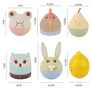 Fruchtform Countdown Mechanisches Backen Kinder Kochen Timer Dekorativ Rotierend 60-Minuten Manuell Niedlich Cartoon Küchen timer - Product Image 2