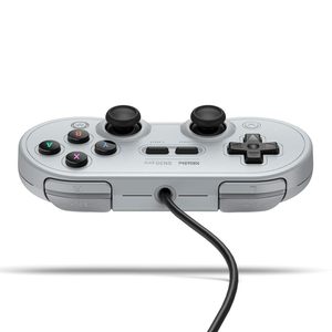 8Bitdo Sn30 Pro серый выпуск USB проводной геймпад для переключателей Windows и Raspberry Pi игровые аксессуары