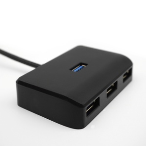 Masaüstü Laptop için Headzone USB 3.0 Hub kare tasarım çok Port genişletici güç adaptörü USB C arayüzü veri Splitter yatak odası - Product Image 1