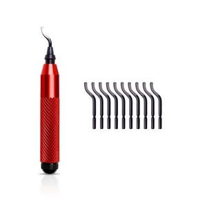 Aluminum Handle Deburring Hand <strong>Tool</strong> Multifunction Deburring Chamfer <strong>Tool</strong> for Metal with Burr Removal Blade - Product Image 1