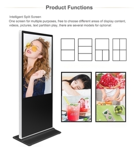 Android network stand tv verticale 43 pollici ultra sottile free standing lcd pubblicità lettore touch screen display digitale - Product Image 5