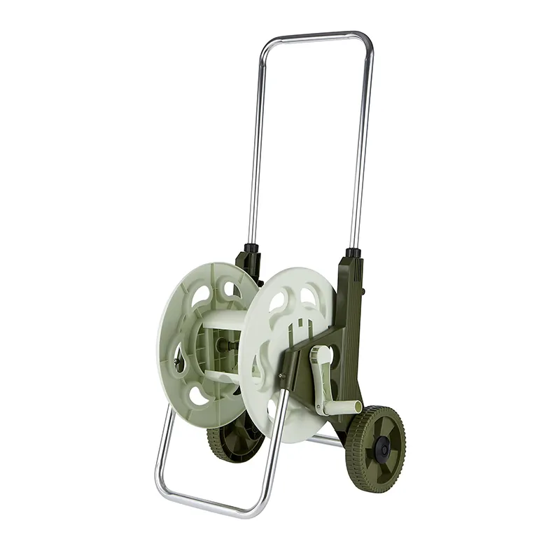 Moulinet de tuyau d'arrosage Mobile avec deux roues, pour jardin, haute qualité, nouveau, vente en gros,