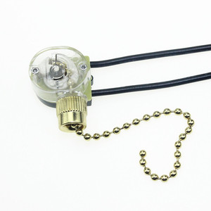 Quạt Trần Kéo Chuỗi Chuyển 3A/250VAC 6A/125VAC Thay Thế ON-OFF Điều Khiển Tốc Độ Công Tắc Tương Thích <span class=keywords><strong>Hunter</strong></span> Closet Lights Tường - Product Image 3