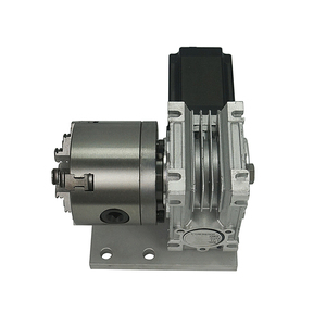 CNC回転軸軸木材/金属用80mm4ジョーチャック付き4軸CNCルーターフライス盤CNCルーター分割ヘッド - Product Image 6