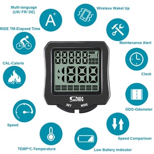LED Wired Bicycle <strong>Computer</strong> with Backlight for Night Riding <strong>Cycle</strong> Speedometer 30 <strong>Functions</strong> Bike <strong>Computer</strong> for Mountain Bike - Product Image 3