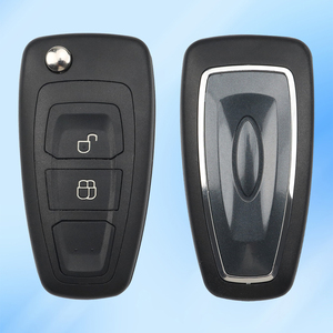 MS 2 Buttons Remote Control Flip Car <strong>Key</strong> 433MHz ASK for <strong>Ford</strong> Auto Vehicle <strong>Transponder</strong> Blank <strong>Key</strong> with HU101 Uncut Blade - Product Image 3