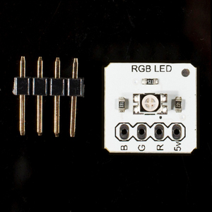 Modulo LED RGB a colori per perline luminose rosse, verdi e blu compatibili con Arduino 3528 (invia intestazione pin diritta) - Product Image 6