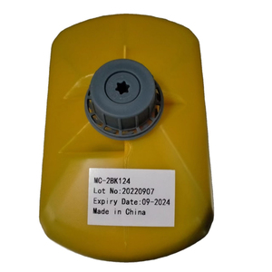 Impresora de inyección de tinta alternativa CIJ, MC-2BK124 de maquillaje de tinta a base de solvente Domino con Chip, etiqueta RFID, Cartucho de fábrica de 1200ML, venta al por mayor