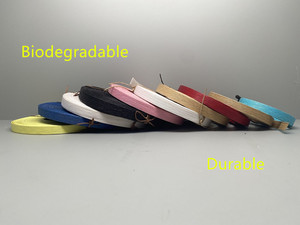 Reemplace los materiales de papel de la cuerda del paquete PP Fleje biodegradable Correa de papel Sujete la cinta del paquete - Product Image 5