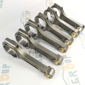 Özel yarış dövme 4340 çelik I kiriş Chevy 350 V8 motor LS LS3 6125 çubuklar için bağlantı çubukları - Product Image 6