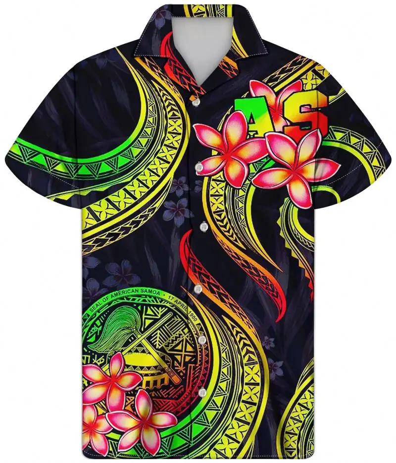 Гавайские рубашки с цветочным принтом в винтажном стиле, мужская летняя одежда для мужчин, тропические топы, рубашка, большие размеры Mornkid