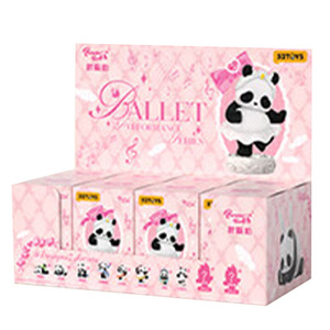 Otantik zarif hediye sevimli Panda rulo yağ bale sahne Drama serisi kör kutu heykelcik dondurulmuş karakterler - Product Image 5