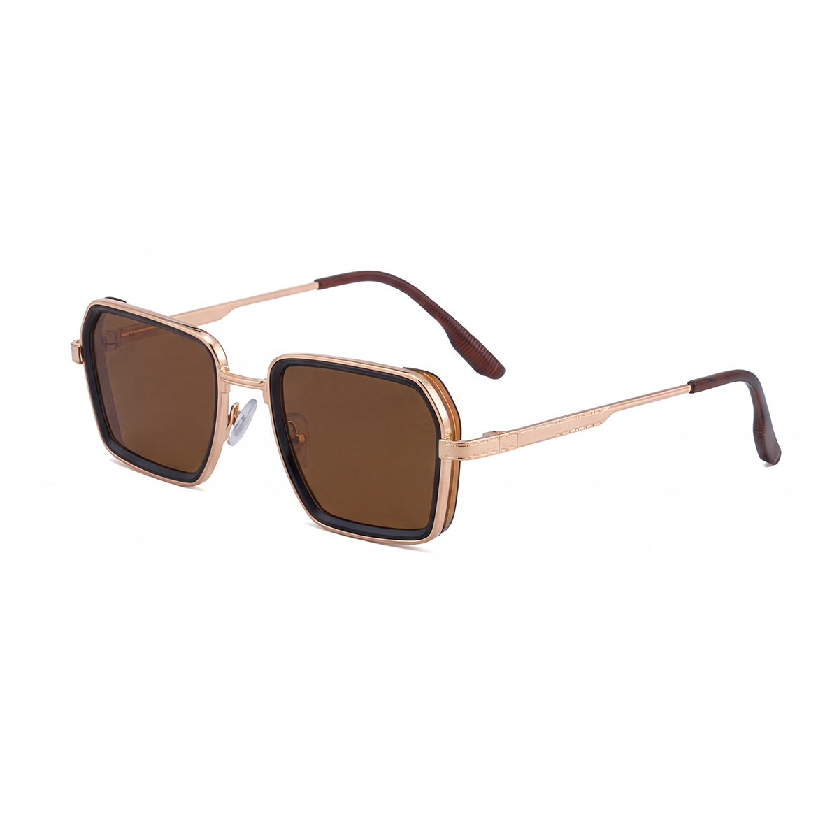 C7 Nero Marrone Scuro Marrone Oro