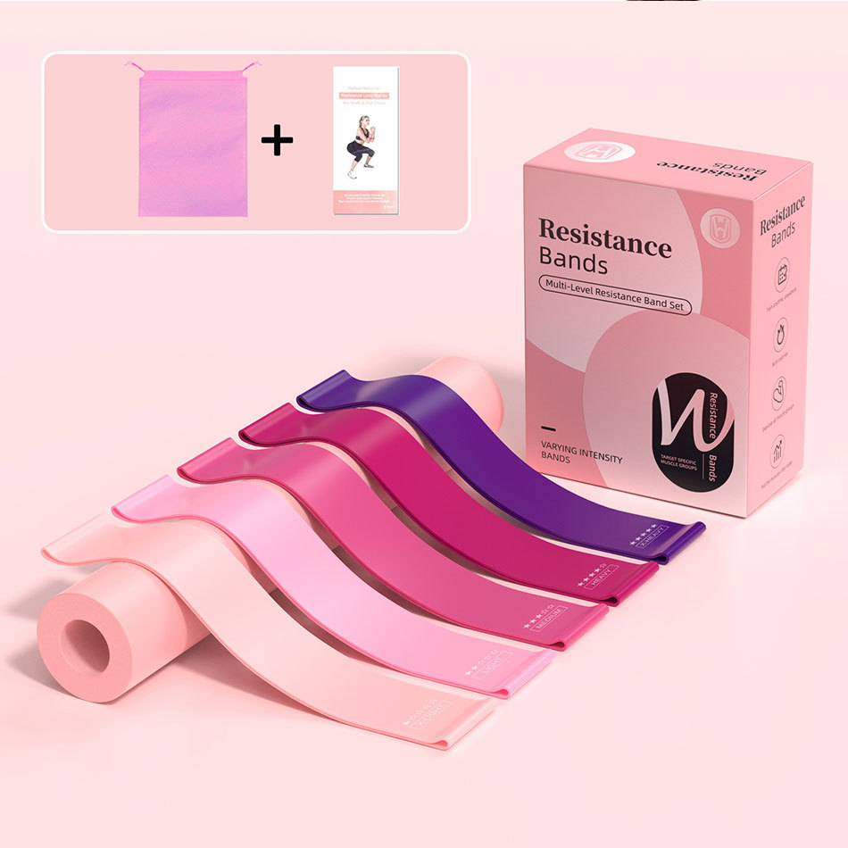 pink 5pcs+bag+manual+box