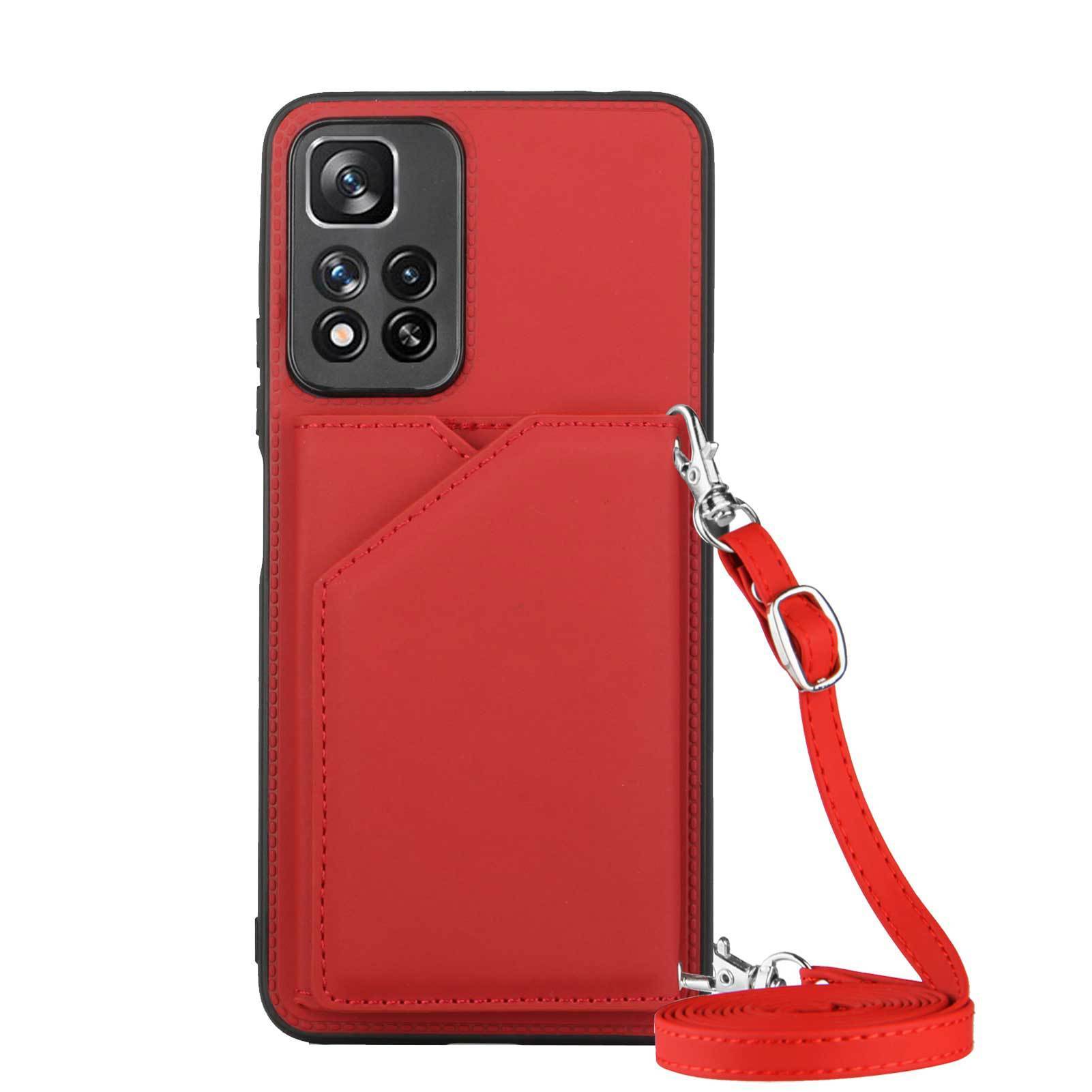 Rojo (con correa colgante larga)