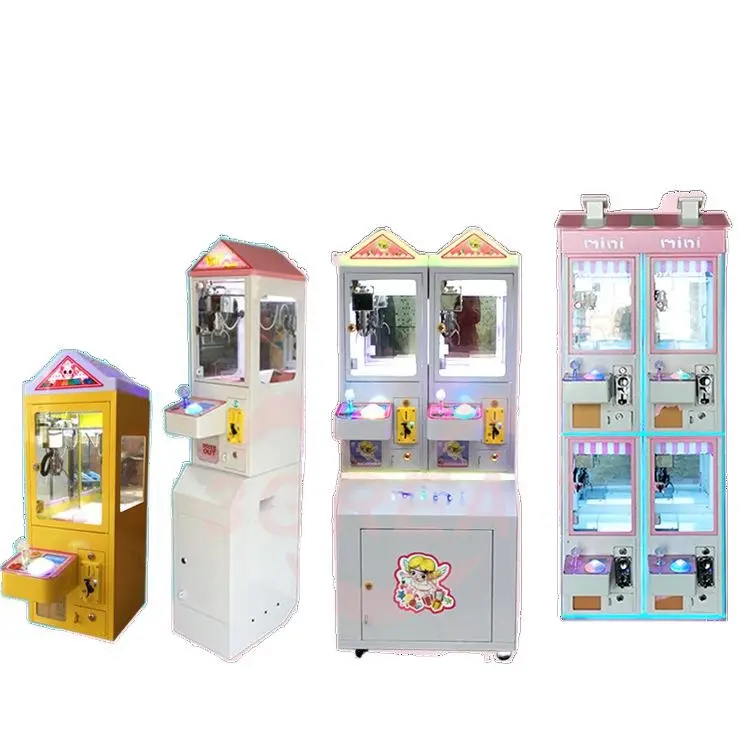 Offre Spéciale Mini Griffe Grue Poupée Jouets Distributeur Automatique Avec Accepteur De Billets Dans Le Centre De Jeux D'arcade