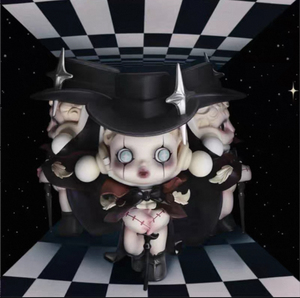 SkullPanda画像リアリティシリーズPVCアクションフィギュアランダムデザインブラインドボックス収集可能アニメーション派生物冷凍