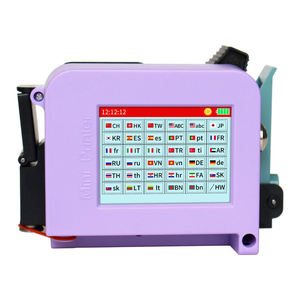 <strong>Portable</strong> 12.7MM Mini Inkjet Handheld Printer for Cosmetics DX5 DX7 Print Head Manual Grade for <strong>Flex</strong> Egg Material for Tube - Product Image 5