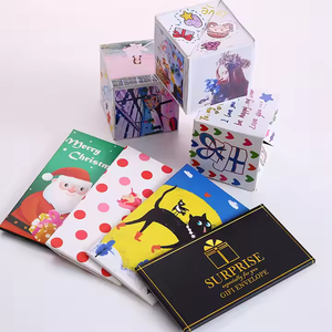 Patlayan sürpriz konfeti Pop doğum günü tebrik kartı kutu kabartmalı baskı 'hediye kağıt kart' ele - Product Image 5