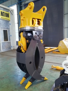 โรงงานจีนจำหน่ายอุปกรณ์จับไม้ไฮดรอลิกสำหรับรถขุด อุปกรณ์จับท่อนซุงสำหรับรถขุด - Product Image 6