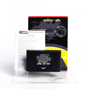 <span class=keywords><strong>64</strong></span> <span class=keywords><strong>Bit</strong></span> Retro 340 Trong 1 Trò Chơi Thẻ Cho N64 Video Trò Chơi Giao Diện Điều Khiển Khu vực Miễn Phí Ntsc Và Pal Trò Chơi Hộp Mực Với Hộp Bán Lẻ Phiên Bản Màu Đen - Product Image 2